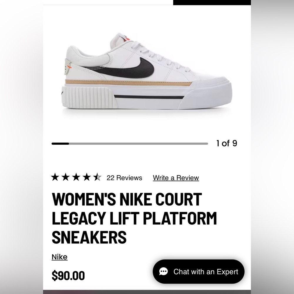 Women’s Nike Court Legacy Platform